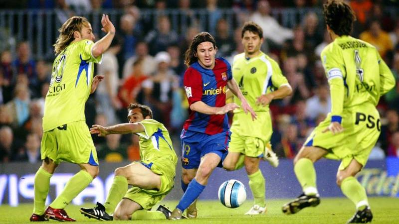messi vs getafe 2007